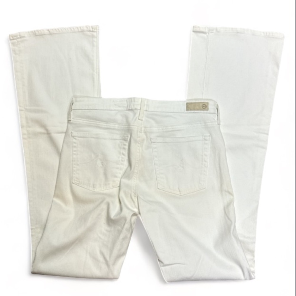 AG Adriano Goldschmied The Angel Boot Cut Winter White Jeans Ladies Size 28 NEW